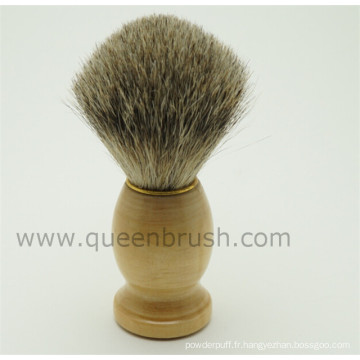 Poignée en bois Badger Shaving Brush for Man